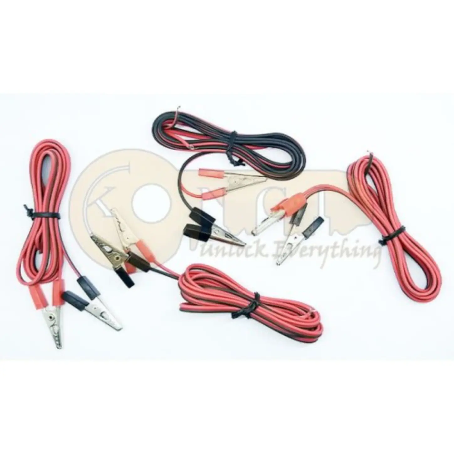 Jepit Aki Jepitan Buaya + Kabel / Jumper Kecil Penjepit Accu 1 Meter