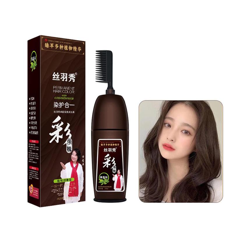 Product Introduction of Instant Coloring Shampoo Natural Black Color For Men Women Hair Dye Herbal Brown Purple Hair 18