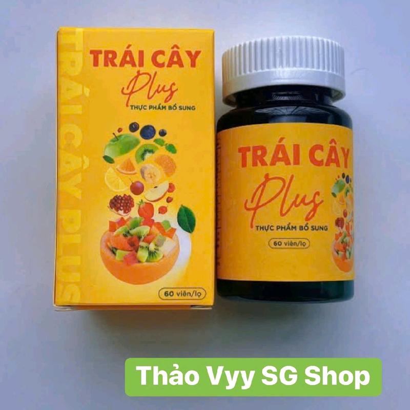 Viên Uống Trái Cây Bổ Sung Vitamin - Thực Phẩm Bổ Sung Hỗ Trợ Làm Đẹp Da - Hộp 60 viên- tặng hộp trà thảo mộc 14 viên 4