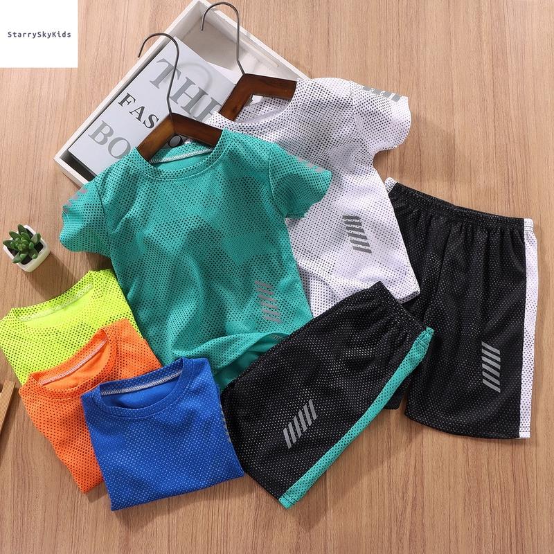 Product Introduction of Korean-Style Quick-Drying Sports T-Shirts for Kids 80-170cm - Short Sleeve, Lightweight & Breathable 26