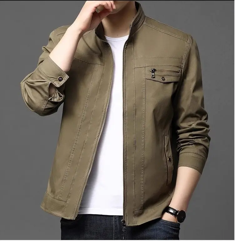 K04-Áo khoác kaki nam thanh lịch Menswear, có 4 size [M, L, XL, XXL]