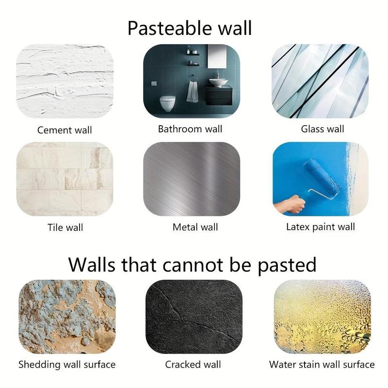 Double Sided Square and Round Tape, Multifunctional Self Adhesive Foam Pad, Non-slip Strong Adhesive Tape, Mounting Pad for Home Office Wall Decor 6