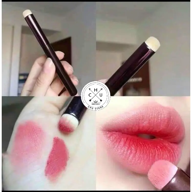 (Rẻ Vô Địch) Cọ môi, cọ tán son môi mềm mịn, cọ che khuyết điểm trang điểm đa năng nhỏ gọn tiện dụng cm1