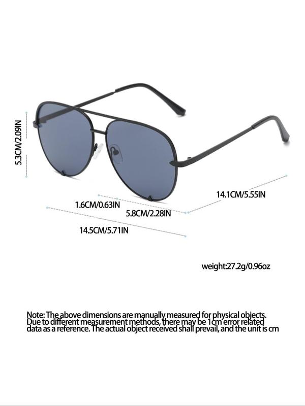 Unisex Simple Style Plain Color Sunglasses, Summer Vintage Trendy Sunglasses for Everyday Use, Fashion Accessories for Outdoor Activities 3