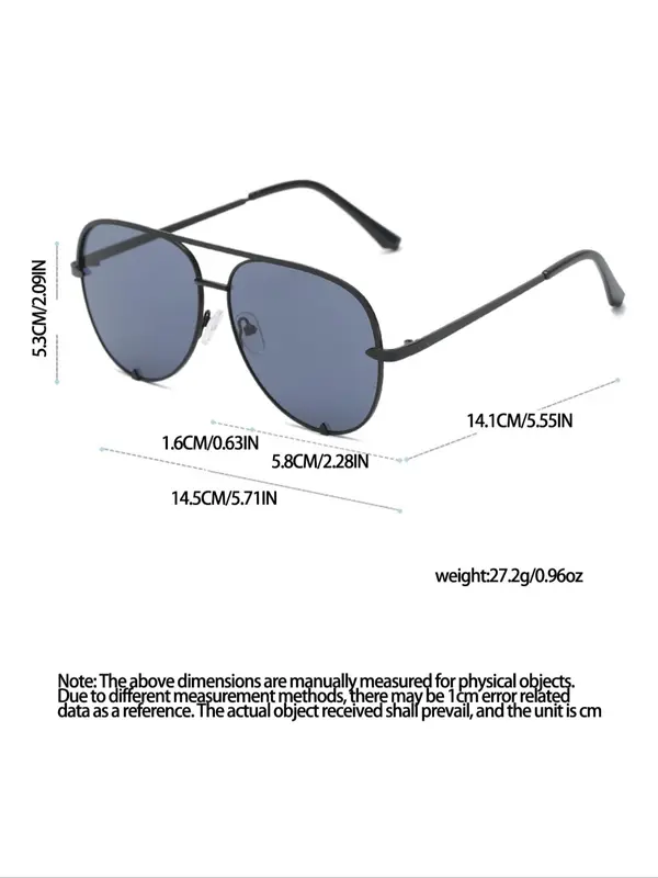 Unisex Simple Style Plain Color Sunglasses, Summer Vintage Trendy Sunglasses for Everyday Use, Fashion Accessories for Outdoor Activities 3