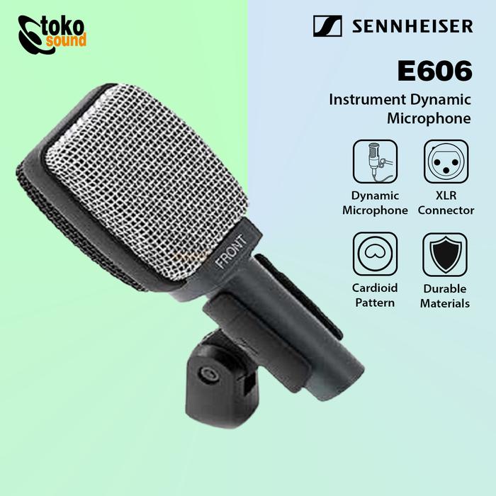 Gambar Sennheiser E606 - Dynamic Microphone Original dari Tokosound Proaudio Kota Administrasi Jakarta Barat Tokopedia