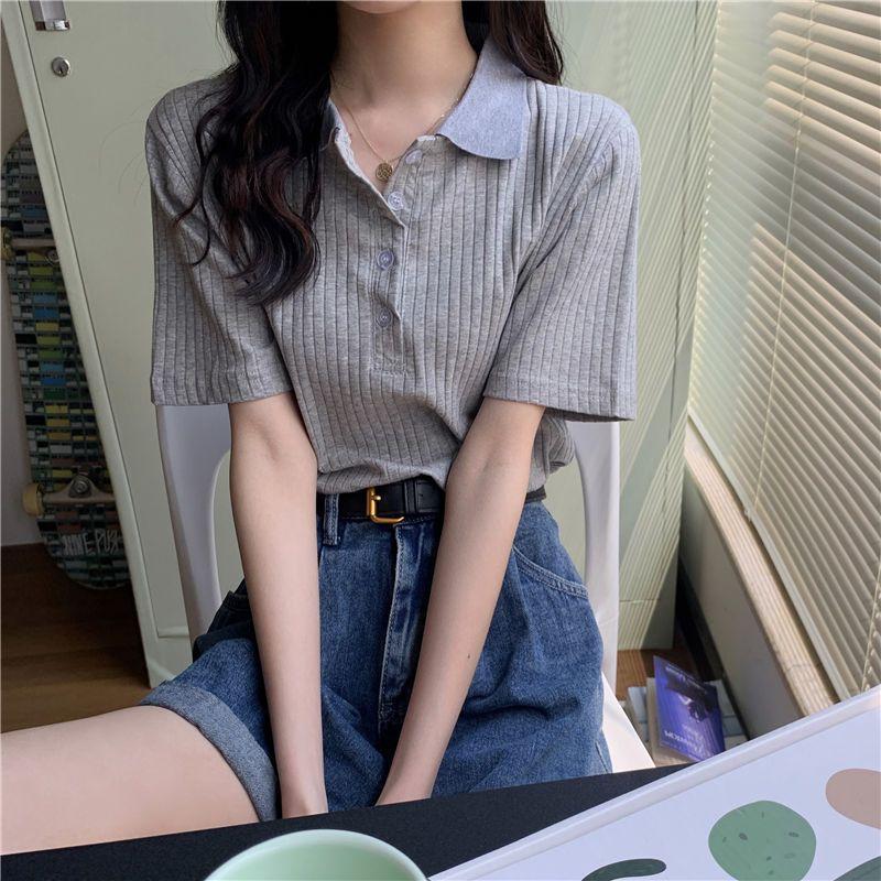Product Introduction of เสื้อยืดผ้าไหมน้ำแข็ง ขนาดใหญ่พิเศษ สำหรับสาวอวบและผู้หญิง แขนสั้น ดีไซน์หลวม เหมาะสำหรับน้ำหนัก 1.00 กก. ถึง 150.00 กก. เสื้อคอปกโปโลทรงสลิมฟิต เหมาะสำหรับฤดูร้อน 22
