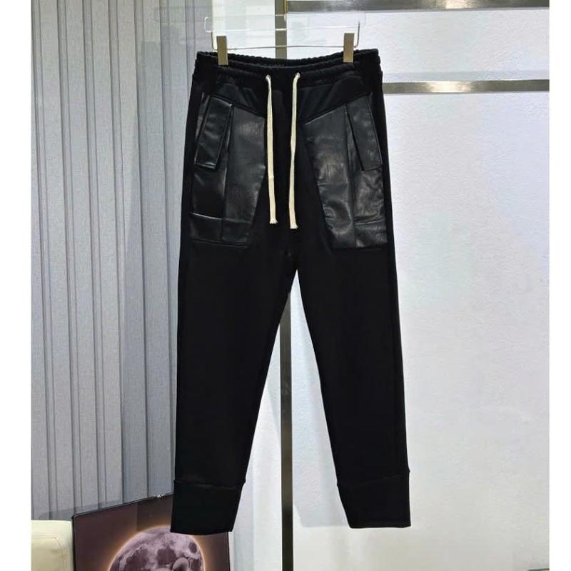 Quần Nỉ Chân Cua Jorgger Nam Bản Túi Phối Da Bo Cạp Chun Tàu Hoàn Thiện_Quần Nỉ Jorgger Fom Chuẩn Mix Khóa Titan 2