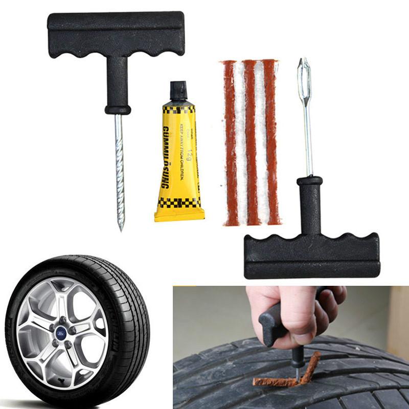 Tyre Repair Kit Set Tambal Anti Ban Mobil Motor Tubeless Bocor Kempes 4