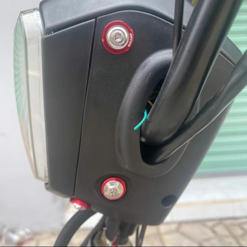  Bộ 6 ốc salaya  titan gắn đầu xe đạp điện pega 