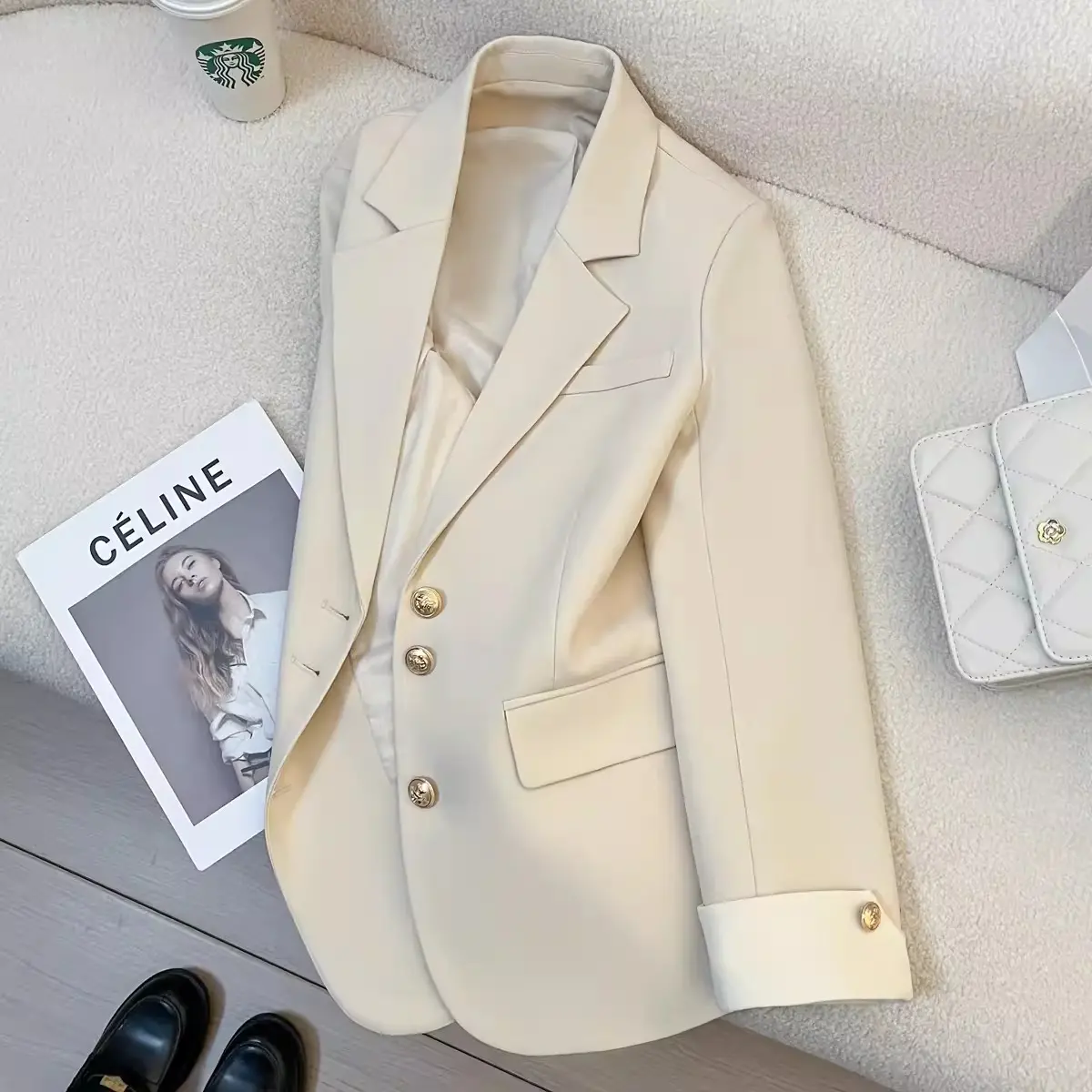 áo blazer nữ, áo vest nữ hàng quảng châu cao cấp ms_56