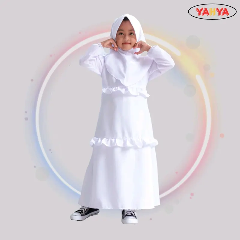 Gamis Anak Putih Terbaru Kekinian Gamis Anak Terbaru 2023 6