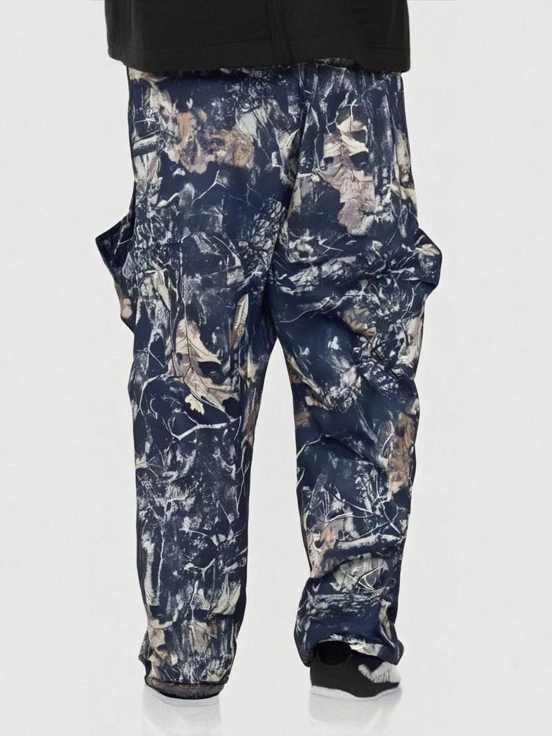 Camouflage Casual Straight Plus Size Pants Camouflage Casual Straight Plus Size Pants