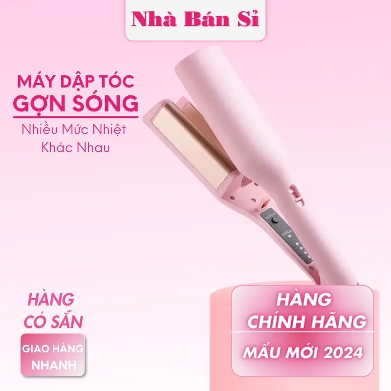 ￼Máy Uốn Tóc Xoăn Hippie 32mm Chất liệu gốm sứ cramic 0