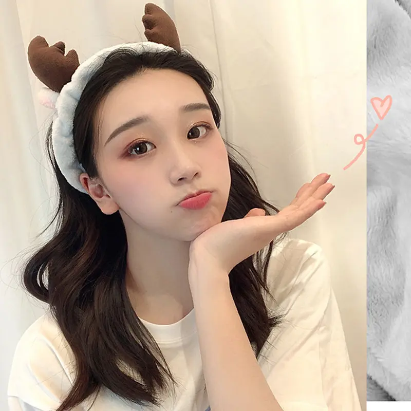 Băng đô rửa mặt nữ nơ cài tóc tai mèo thỏ gấu cute tiểu thư Hàn Quốc đẹp dễ thương cá tính sang chảnh 2