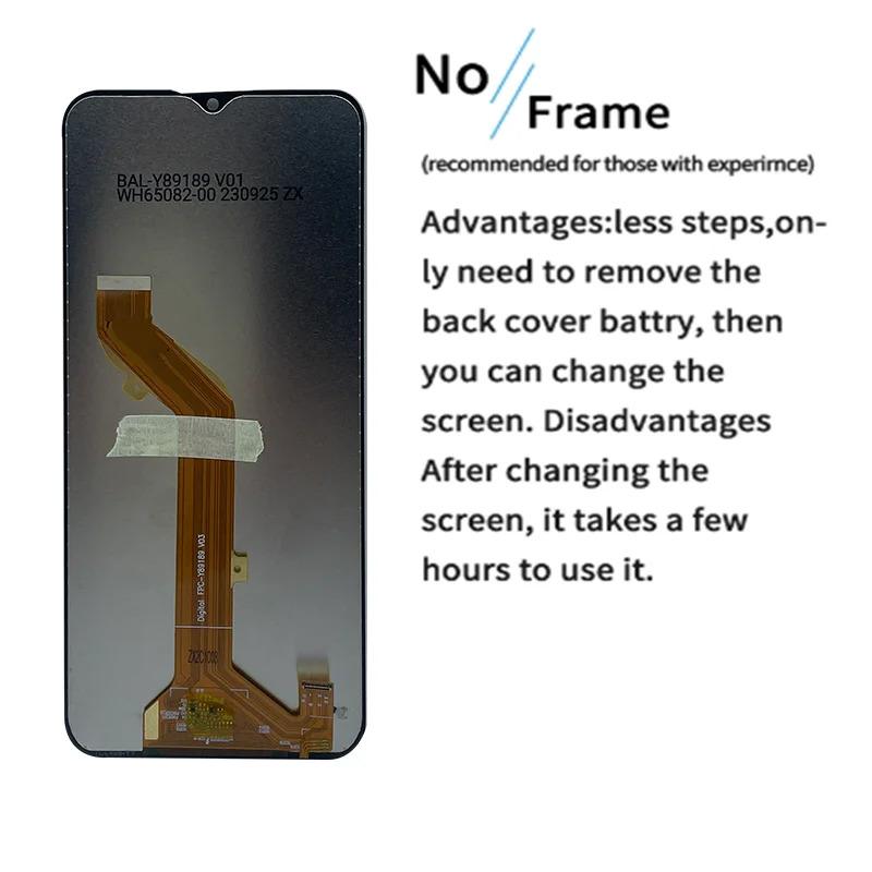 Lắp ráp bộ số hóa màn hình cảm ứng, dành cho TCL 408, 406, 405 Màn hình LCD điện thoại, Thay thế 5