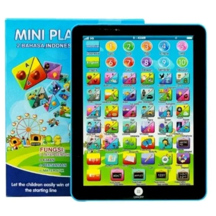 Mainan Anak Ipad 2 Bahasa 388 6 /Mainan Edukasi Anak Mini Play Pad