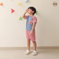 Gambar MARVES Chanwoo Setelan Kaos Anak Laki-Laki Motif Stripe Animal Usia 1–8 Tahun Korean Style - Blue, 1 - 2 Tahun dari Marves Baby Kota Administrasi Jakarta Barat 4 Tokopedia