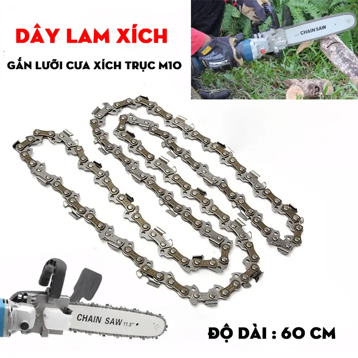 BỘ LƯỠI CƯA XÍCH GẮN MÁY MÀI - CƯA CÂY - CƯA GỖ, LƯỠI CƯA XÍCH MINI 3