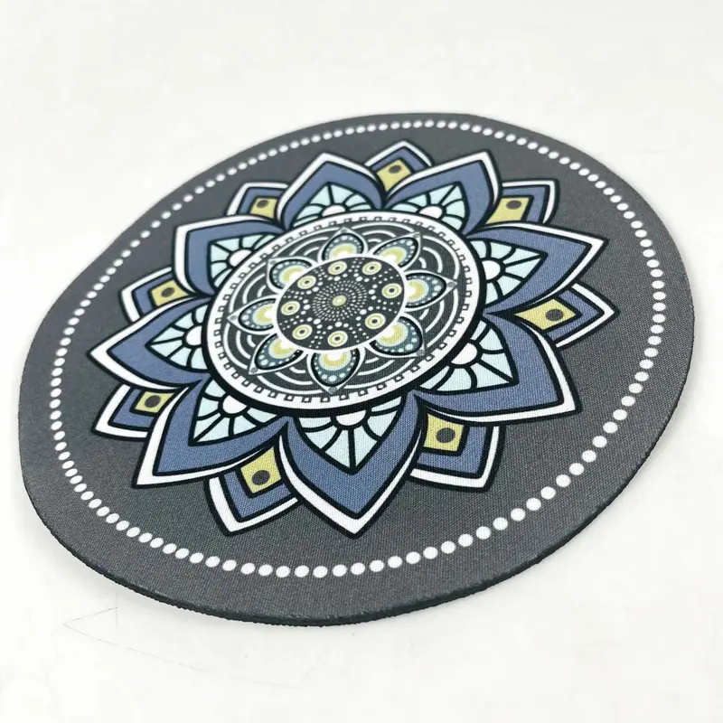 Mouse Pad Bulat Anti Slip Vintage Bohemian 200x200x3mm - Shop | Tokopedia