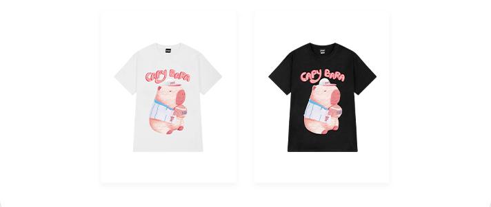 Product Introduction of Áo Thun Unisex LIFEDIFF Capy BaRa TEE Tay Lỡ Local Brand  Áo Phông Cổ Tròn Nam Nữ Women Top 13