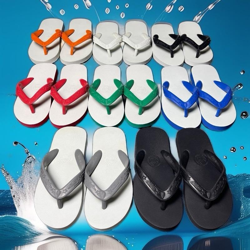 Dép tông lào Thái 7 màu,logo cá sấu- dép đế bằng Cao Su êm bền chống trơn trượt,dép Sandals flip flop.Dép  Nam dép lào