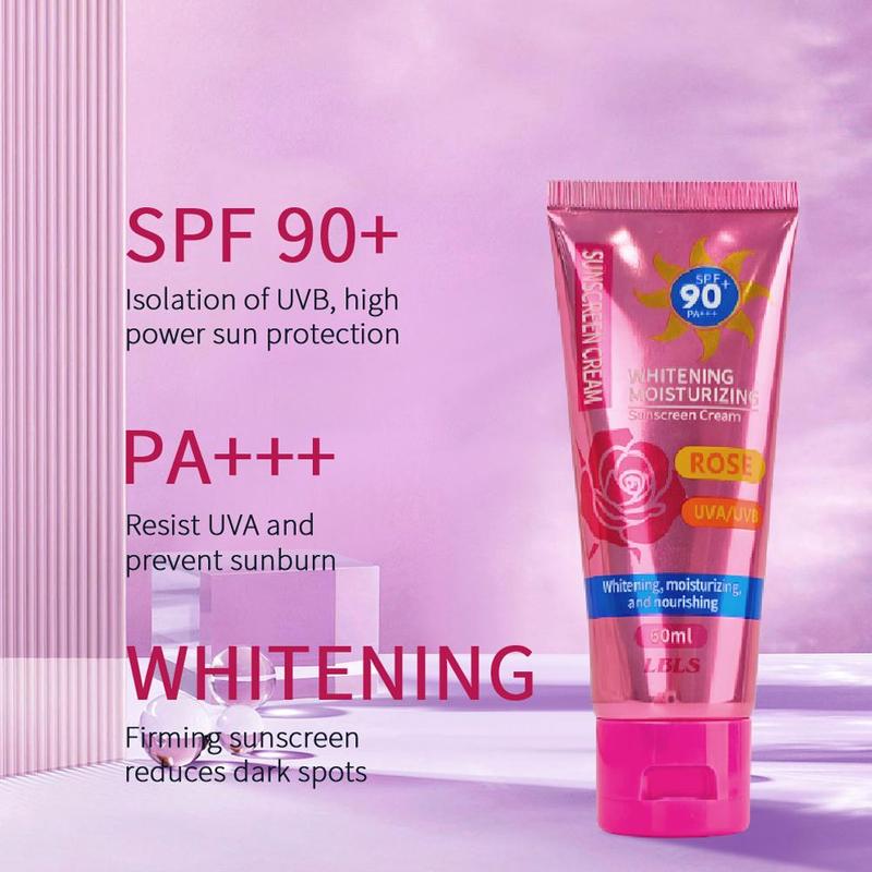 Product Introduction of LBLS Facial Sunscreen Cream SPF 90+High Protection UV PLUS Sunscreen For Facial Body Skin Daily Sunscreen Repairing 23