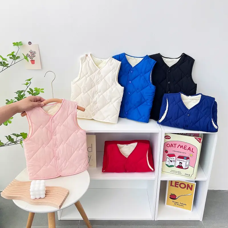 ÁO PHAO GILE TRẦN BÔNG DÀY QCCC CHO BÉ TRAI BÉ GÁI 8- 24KG 5