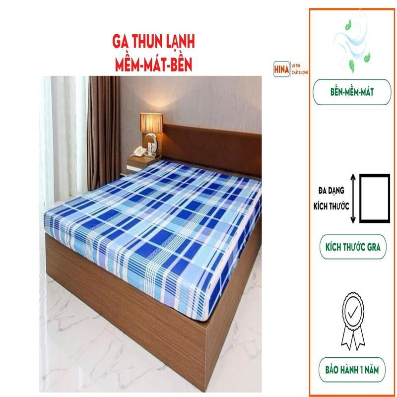 [HCM] Grap/ga bọc nệm thun lạnh  CAO 20CM - KẺ SỌC ( Đủ kích thước )giao màu ngẫu nhiên