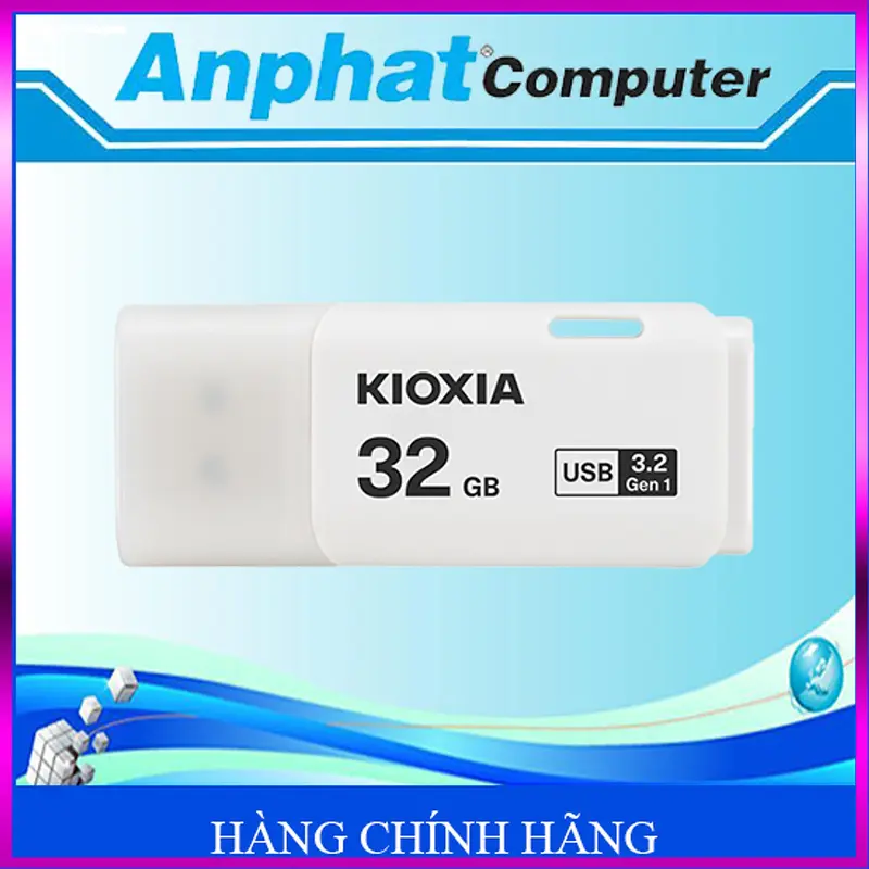 USB KIOXIA 32GB/64GB/128GB U301 USB 3.2 Gen 1 - Hàng chính hãng 0