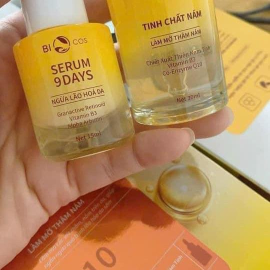 Combo Kem Dưỡng B5 và Serum 9Days Ngừa Lão Hoá của Biocos 4