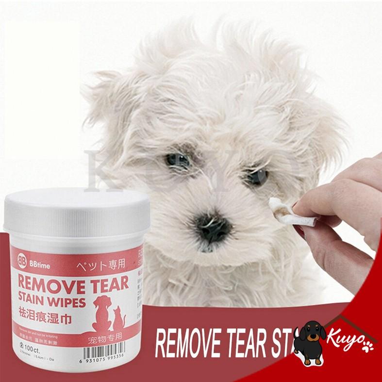 Pet Remove Tear Stain Wipes -Tissue Kapas Pembersih Mata Anjing Kucing 0