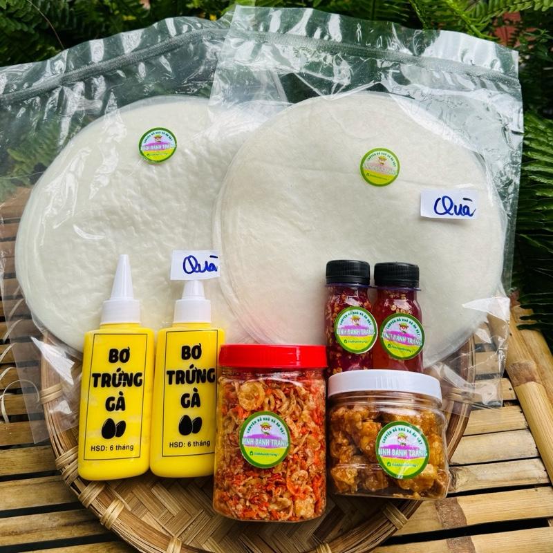 COMBO GIÁ RẺ Bánh tráng phơi sương 2 xấp 200 gr hành phi muối ruốc 100gr tóp mỡ sốt tắc ớt rim bo 2 chai Đồ Ăn Vặt Snack Food