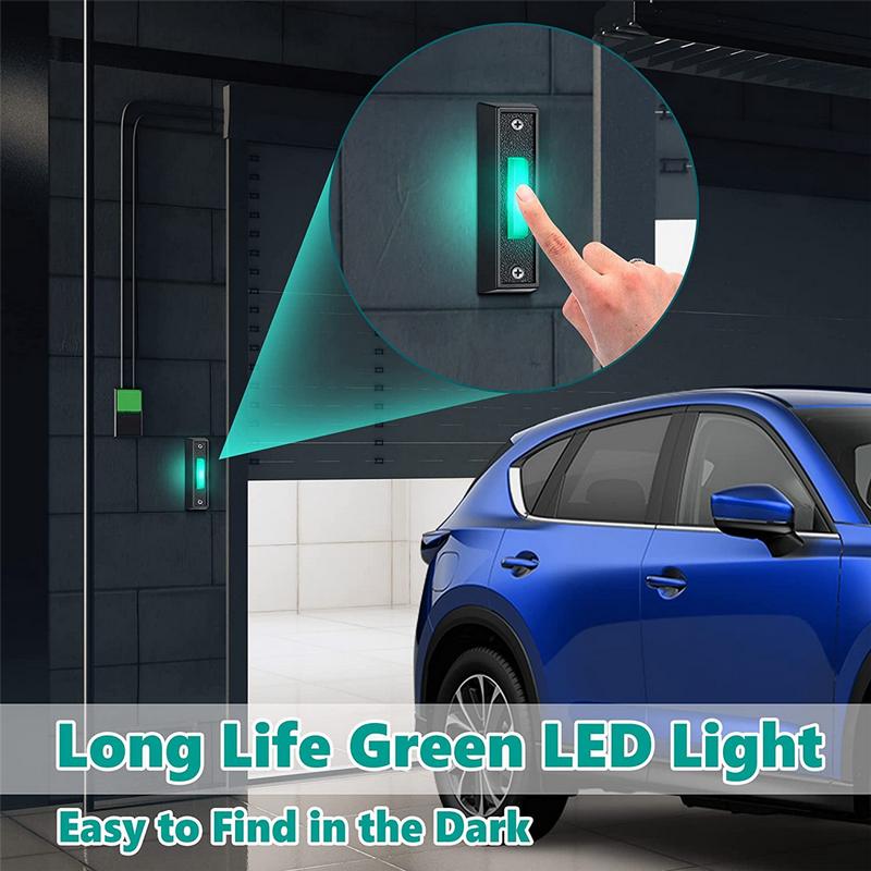 1PCS Wired Doorbell Button with LED Light, Replacement Of Doorbell Ring Button, Wall Mounted Door Opener Switch 3
