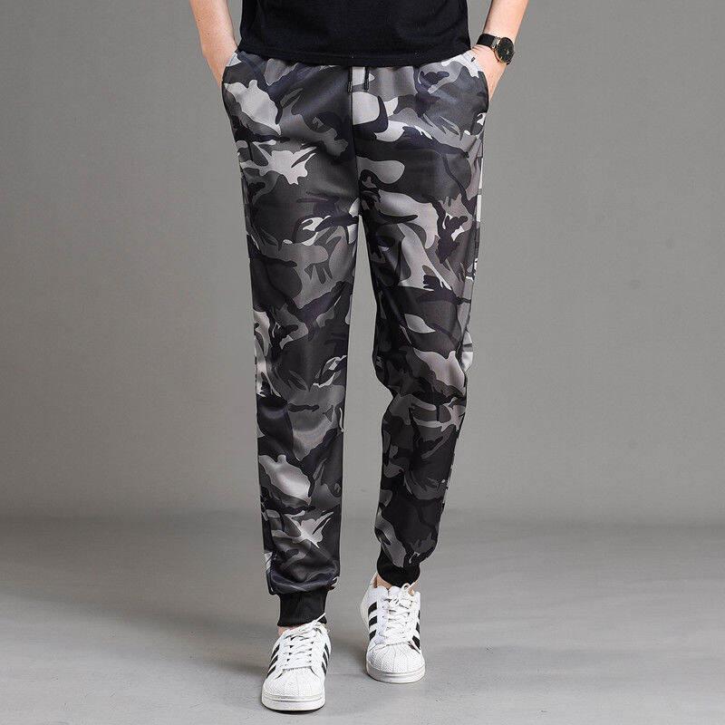 Autumn Trousers Men Stretch Camouflage Pant Casual Leg Fitting Sweatpants Loose Wear-resistant Trousers 7