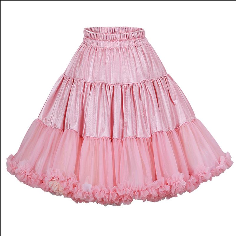 Product Introduction of Plus Size TUTU skirt lolita skirt support rainbow fart parent-child soft yarn lolita dress cotton candy mesh half skirt 16