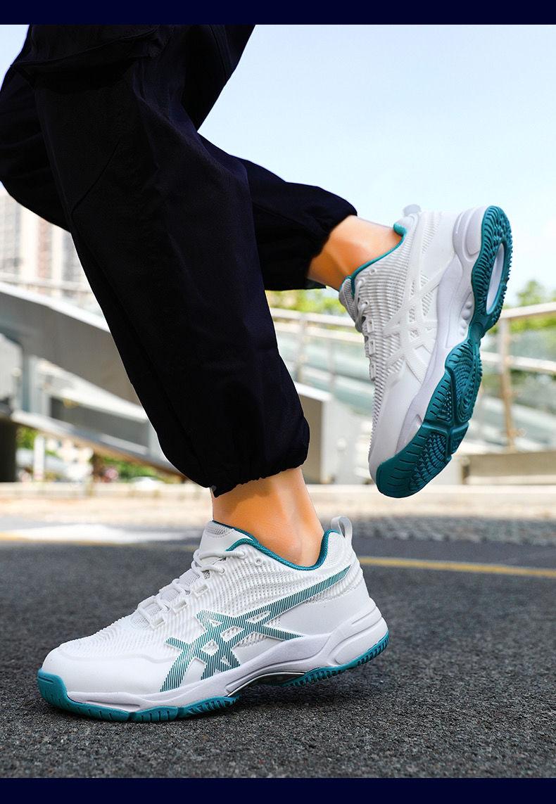 Product Introduction of Brand New Professional Tennis Shoes for Men and Women Breathable Mesh Shoes Men Non-Slip Competition Training Badminton Shoes Men 8
