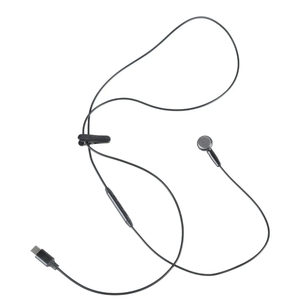 USB Type C in Ear Single-Side Earphones Single Side Corded Headsets Mono Earbud