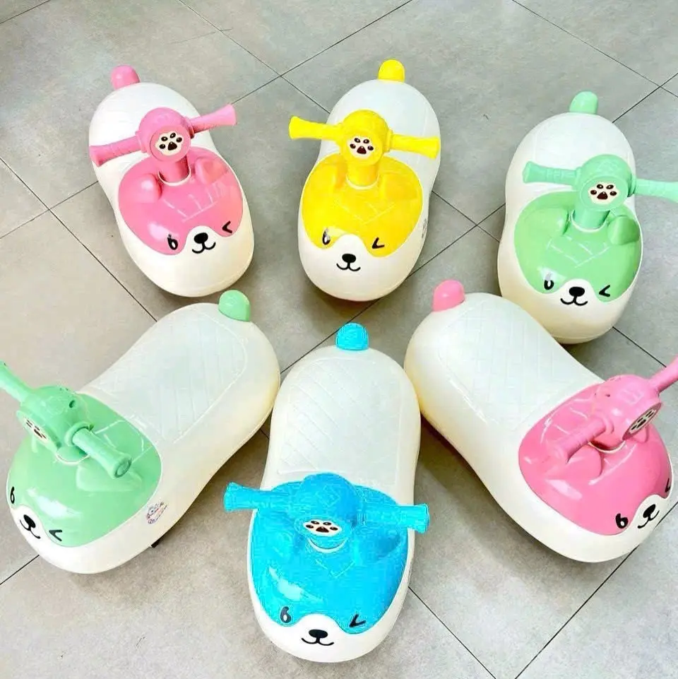 Xe chòi chân hạt đậu cho bé trai và gái có nhạc có đèn vui nhộn(1-3 tuổi )Đồ Chơi