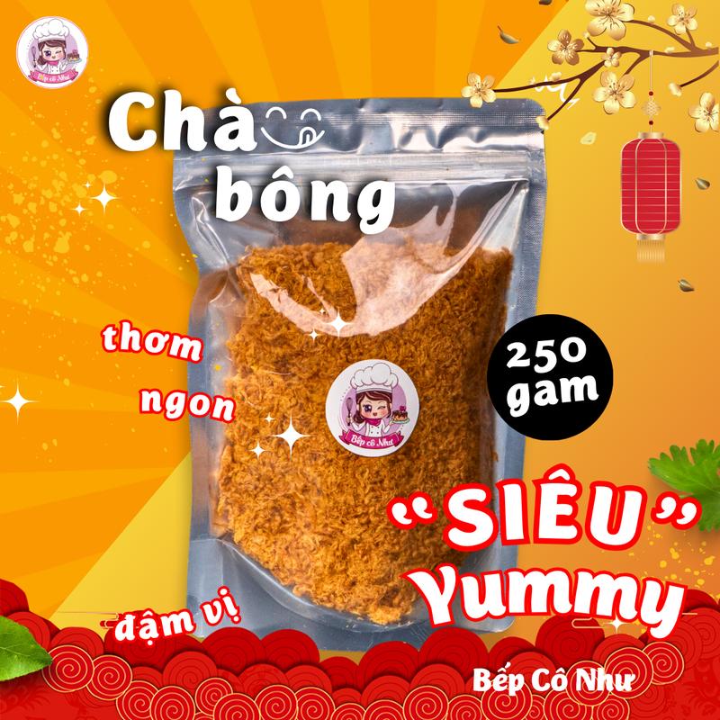 Siêu chà bông mix 80% Gà và 20% Heo, chà bông xù sợi loại ngon | Đồ ăn vặt Bếp Cô Như