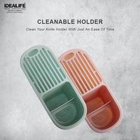 Gambar IDEALIFE Knife Holder Tempat Simpanan Pisau Dapur IL-160A / IL160A dari Sajun Electronic Kota Administrasi Jakarta Utara 5 Tokopedia