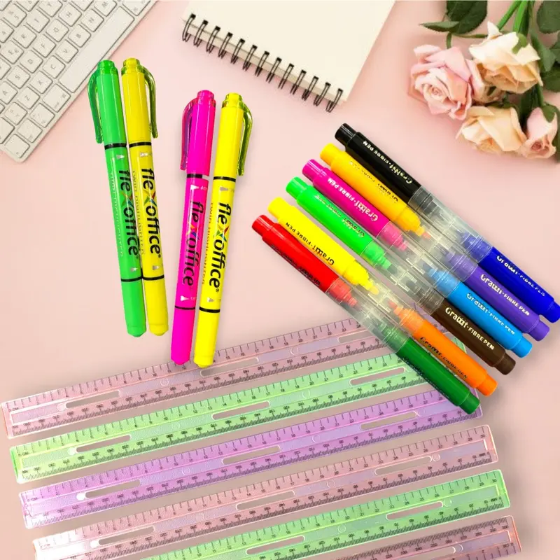 [MRSAVE] 6pcs Colorful Plastic Straight Ruler 30cm/Plastic Ruler ...