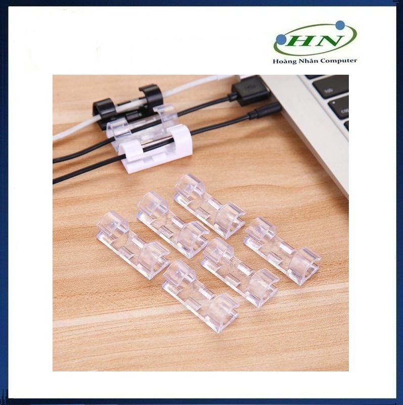  Bộ 20 nẹp cố định dây điện trong suốt 