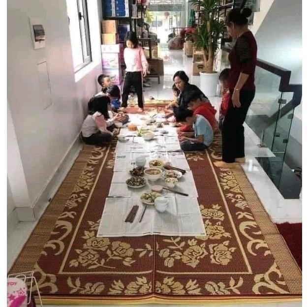 Chiếu nhựa ăn cơm 4m gấp gọn