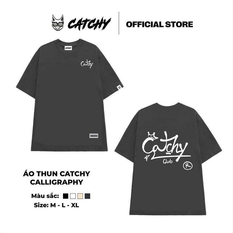 Áo Thun Calligraphy Star Local Brand Catchy AT18