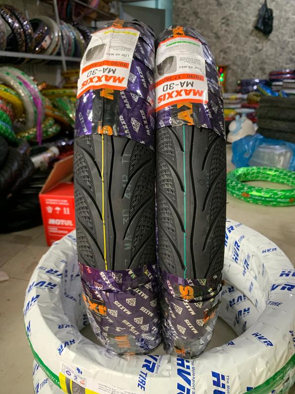 Vỏ lốp Maxxis 3D size 70 & 80/90-17 lắp cho RAIDER, SATRIA, SONIC, XE SỐ, EXCITER, WINNER hạ size. VỎ KHÔNG RUỘT