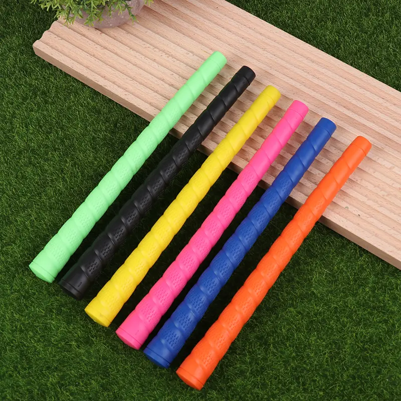 1PC Universal Golf Handle Grip Solid Color Non-Slip Rubber Standard Swing Trainer Golf Club Grips For Both Men And Women
