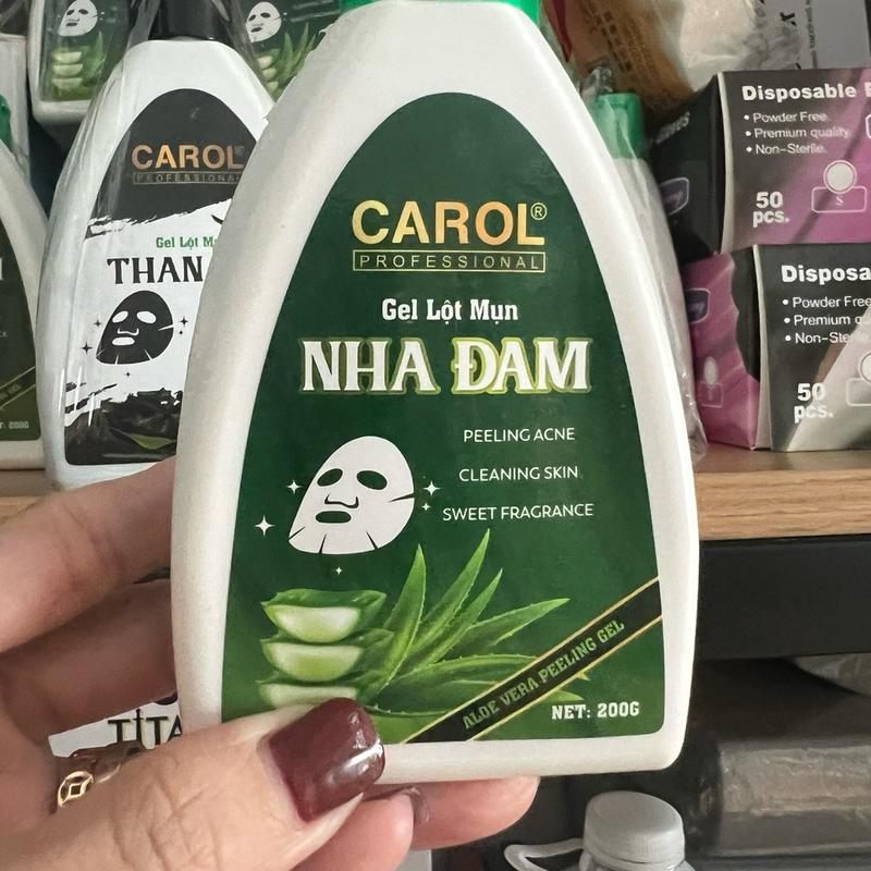 Gel lột mụn hiệu CAROL 200g lột sạch mụn hiệu quả và c ( có hổ trợ ship) giấy lột mụn 1