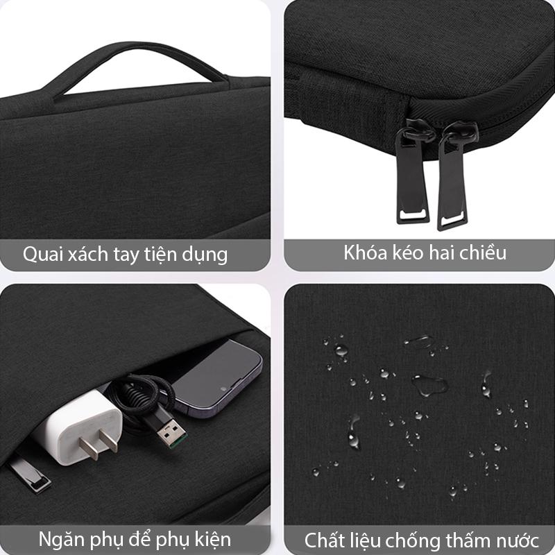 ( NHIỀU SIZE ) Túi Chống Sốc Laptop, Túi đựng laptop chống nước 14-15.6 Inch TUI-184 4