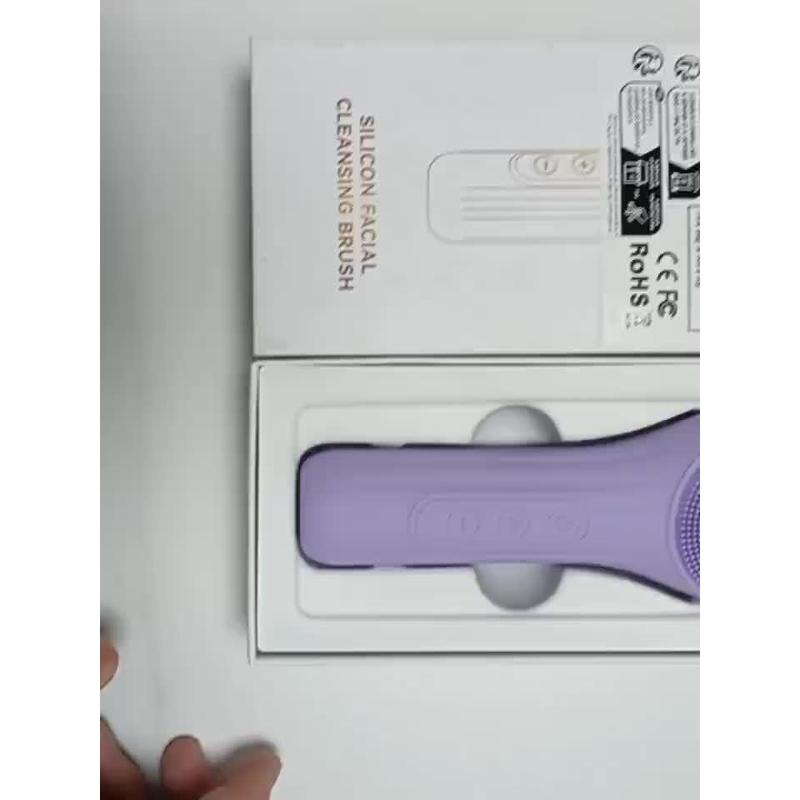 Cọ Chải Làm Sạch Da Mặt, AOJIU, Máy Massage Mặt Bằng Silicon Và Nhựa, Có Sạc USB, Pin Có Thể Sạc Lại Lithium 600mAh, Cầm Tay, Không Mùi, Dụng Cụ Chăm Sóc Da, Để Làm Sạch Và Tẩy Trang 4